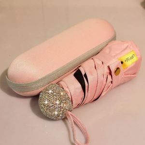 Parapluie pliant de luxe 8 baleines, léger, anti-UV, vente directe usine, idéal pour les voyages féminins - Product Image 1