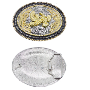 西式牛仔蝎子图案锌合金皮带扣 - Product Image 3