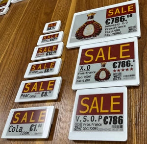 ระบบ EAS 2.4GHz รุ่นใหม่ ป้ายราคาอิเล็กทรอนิกส์ RFID ESL สำหรับซูเปอร์มาร์เก็ต จอแสดงผล Eink สำหรับสินค้าหรูหรา ป้ายชั้นวางสินค้าอิเล็กทรอนิกส์ - Product Image 1
