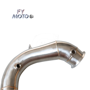 Для Mercedes Benz AMG W205 C63 выхлопная труба 3,5 дюймов - Product Image 5