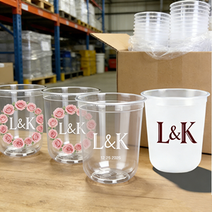 แก้วพลาสติก PET ใสแบบใช้ครั้งเดียว ขนาด 350 มล. สำหรับสมูทตี้ ชา กาแฟ นม โฟม รูปทรงตัวยู ผิวด้าน - Product Image 1