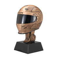 Trofeo de Resina para Casco de Carreras WeiVista, Premio de Deportes de Motor, Insignia con Logotipo Personalizado