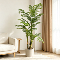 Palmier artificiel réaliste, écologique, résistant aux UV, personnalisé, en pot, 150 cm, pour la maison, le salon, le canapé