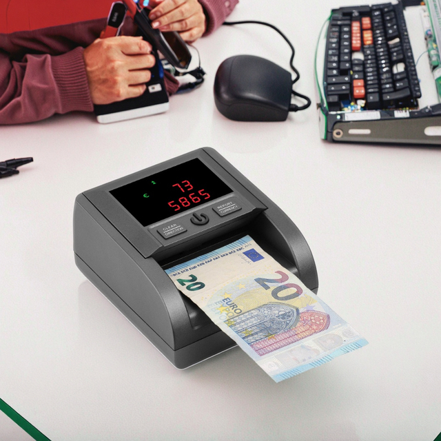 Portable EC600 Orientation Currency Detector with UM Magnetic Infrared Money Reader for Euro Bill Counters Product