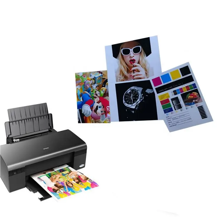 230gsm high quality microporous inkjet glossy inkjet picture fine eco solvent rc photo paper for epson hp canon