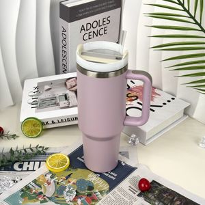 Vaso Térmico <span class=keywords><strong>de</strong></span> Viaje <span class=keywords><strong>de</strong></span> Acero Inoxidable <span class=keywords><strong>de</strong></span> Doble Pared con Logotipo Personalizado, 30oz/40oz, Diseño sin Tallo - Product Image 5