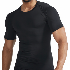 Respirant 100% Polyester Matériel Sublimé Blanc Hommes Rash Guards Manches Longues Hommes Rash Guard Compression Chemises - Product Image 1