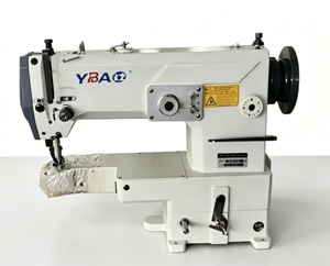YBAO Single Needle Flat-Bed Triple Feed Heavy Duty High Post Industrial Lock Stitch <b>Sewing</b> <b>Machine</b> with Motor (Model 8B) New - Product Image 5
