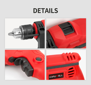KAFUWELL PA5348 Taladro <span class=keywords><strong>Percutor</strong></span> Eléctrico Profesional Industrial de 2800 rpm, Juego de Taladros de Impacto con Batería Recargable de 650 W - Product Image 4