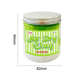 Juguetes de Slime y Masilla OEM para Aliviar el Estrés, Súper Ligeros, Verdes y Blancos, No Pegajosos, No Tóxicos, Arcilla de Secado al Aire para Niños y Niñas - Product Image 2