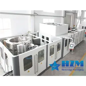 Línea de producción automática de bloques Combi, máquina de llenado y soplado de botellas de PET, CSD, 3 en 1