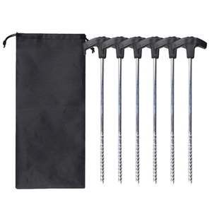 Attrezzi da campeggio picchetti da tenda in acciaio per tenda da lavoro pesanti da pastore per tenda da campeggio all'aperto - Product Image 1
