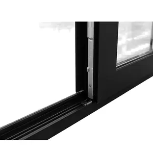 Porte francesi in alluminio con finestre laterali prezzo moderato porta a battente in alluminio per cucina