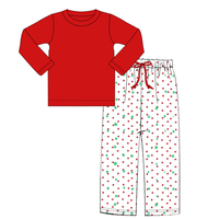 Ensemble de pyjamas de Noël assortis pour la famille Puresun, en coton biologique, combinaison de Noël pour homme, tenues pour animaux de compagnie, vêtements de nuit pour les fêtes, OEM