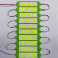 Module LED 1.5W 3 SMD2835/5730 avec Module d'éclairage LED publicitaire 12V en option SMD 5054 4040 3030