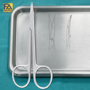 Ciseaux chirurgicaux droits à lame arrondie Najmmy Stevens, instrument manuel certifié CE, classe I pour chirurgie générale - Product Image 3