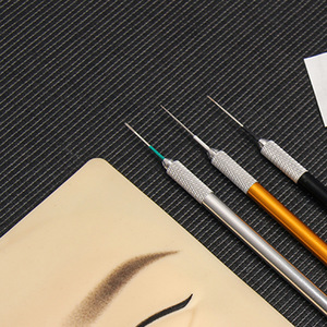 Agujas Manuales para Microshading, Cuchillas para Sombreado PMU, Herramienta Manual para Maquillaje Permanente de Cejas Ombre - Product Image 5