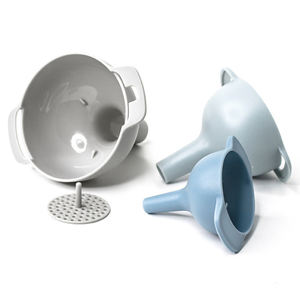 Imbuti <span class=keywords><strong>da</strong></span> cucina <span class=keywords><strong>da</strong></span> 4 confezioni in plastica per alimenti con filtri rimovibili per una comoda raccolta di utensili per il trasferimento di liquidi - Product Image 2