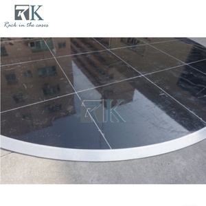 Modern High Gloss Black Round Dance Floor for Wedding Fashion <b>Show</b> and Full Range of Event Use - Product Image 2