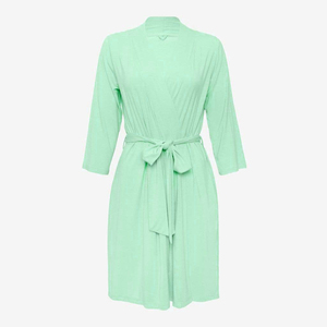 Frauen <span class=keywords><strong>Mama</strong></span> Roben 95% Bambus 5% Spndex Mutterschaft Still kleid Mutterschaft Still Robe - Product Image 2