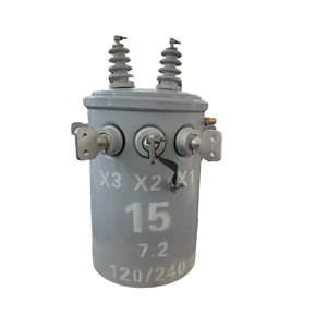 Transformateur monophasé immergé dans l'huile Dingxin 13,<span class=keywords><strong>2</strong></span> kV 13,8 kV 10 kVA, garantie de <span class=keywords><strong>2</strong></span> ans, prix pour une utilisation extérieure, faible perte, haute performance - Product Image 1
