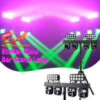 Nueva Barra de Luces LED RGBW 4 en 1 de 4x40W, Efecto de Luz de Escenario, Beam, Strobe, Cabezal Móvil Giratorio Independiente, para Escenario, DJ, Fiesta