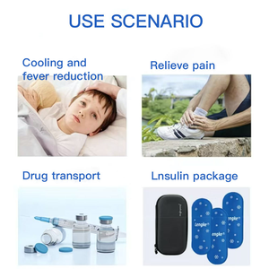 Bolsa de Gel Reutilizable con Logotipo Personalizado para <span class=keywords><strong>Terapia</strong></span> de Frío y Calor, Bolsa Enfriadora de <span class=keywords><strong>Insulina</strong></span>, Compresa de Hielo para Aliviar el Dolor de Rodilla, Hombro y Espalda - Product Image 5