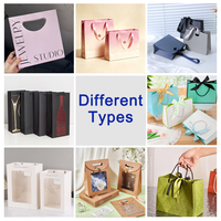 Sac cadeau carré en papier kraft beige, petit format, avec logo personnalisé, réutilisable, motif écossais brillant, pour vin de Noël, nouvelle arrivée, vente chaude, pour entreprises
