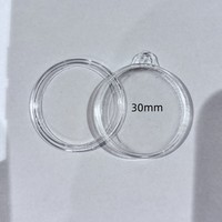 Support rond en acrylique pour médailles commémoratives avec crochet ou accrocheur