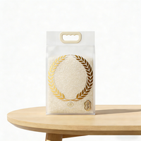 Sacs en plastique imprimés sur mesure avec logo, sacs tissés laminés pour l'emballage du riz de 1 kg, 2 kg, 5 kg
