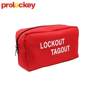 אדום אישי תעשייתי נייד Miniatuoxford בד בטיחות נעילת Tagout תיק