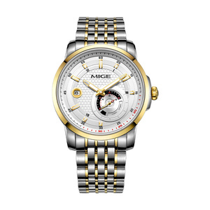 Montre mécanique pour homme simple avec date, logo personnalisé, acier inoxydable Miyota de haute qualité, cristal saphir, étanche 5ATM - Product Image 4