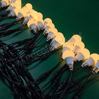 Ampoule LED DMX RGB 60 mm à pixels adressables, éclairage de scène, guirlande lumineuse E27 étanche pour décoration événementielle
