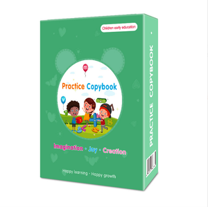 Cuaderno de ejercicio mágico hundido personalizado, cuaderno de práctica acanalado hundido en inglés, cuaderno en espiral para niños, libros de impresión de libros para niños - Product Image 5
