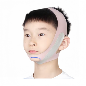 Masque V-Line Exerciseur de mâchoire avec mentonnière Sangle faciale réutilisable Jawline Shaper Wraps Support pour soulever le menton - Product Image 3