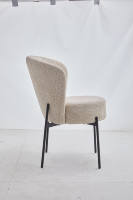 Nouvelles Chaises de Salle à Manger 2024 en Gros, Vente Chaude, Fabricant de Meubles de Maison, Chaises de Salle à Manger en Tissu Moelleuses et Abordables