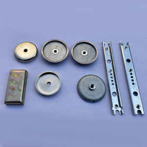 Aimant rond à face unique Hechi N35 en néodyme, pièces métalliques industrielles en acier inoxydable - Product Image 3