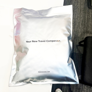 Custom Aluminum Foil Zipper Garment <strong>Bags</strong> Packaging <strong>Glossy</strong> Finished Plastic Clothing Silver Metallic Zip Lock <strong>Bags</strong> - Product Image 5