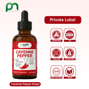 Suplementos Herbales de Marca Privada para la Salud Inmunológica, el Metabolismo y la Función Digestiva, Gotas Líquidas de Tintura de Pimienta de Cayena - Product Image 5