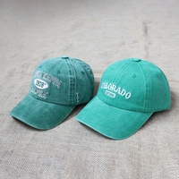 Gorras de Béisbol Retro de 6 Paneles, Estilo Dad Hat, Personalizadas OEM para Hombre y Mujer, Sin Estructura, Desgastadas, de Algodón Original Lavado, con Bordado