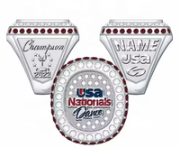 Nouvelle bague de championnat personnalisée 2026, bague trophée d'équipe gravée sur mesure, récompense sportive en alliage de zircon, souvenir pour le vainqueur de la ligue