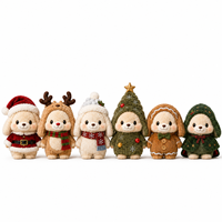 Waker 20+ Jahre Traditionelles Weihnachts-Plüschtier Weihnachtsmann Stofftier Puppe Kawaii Weihnachts-Plüschspielzeug Geschenk