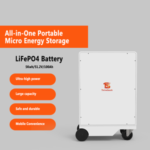 Système de stockage d'énergie portable tout-en-un 51,2 V 200 Ah, machine intégrée de stockage d'énergie micro mobile pour l'alimentation de secours à domicile - Product Image 4