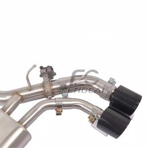 Escape trasero Cat para <span class=keywords><strong>BMW</strong></span> M5/<span class=keywords><strong>M6</strong></span> G99 LCI 4,4 T <span class=keywords><strong>2022</strong></span> + tubo de escape X silenciador de tubo con controlador y onda de sonido modificada de punta - Product Image 6