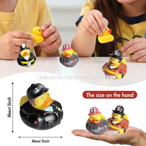 <span class=keywords><strong>Giocattoli</strong></span> da Bagno Personalizzati in PVC a Tema Vigili del Fuoco, Paperelle di Gomma per Bambini, Adatti per Bambini Piccoli, <span class=keywords><strong>Giocattoli</strong></span> Stampati per Vasca da Bagno - Product Image 2