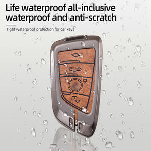 Custodia Protettiva in Pelle per Chiave Auto Guscio Portachiavi Supporto Keyless Accessori per <span class=keywords><strong>BMW</strong></span> G30 G20 X6 X5 <span class=keywords><strong>I3</strong></span> I8 M4 E30 E60 - Product Image 5