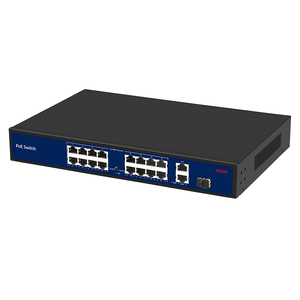 PoE chuyển đổi 19 cổng Fe + 2 cổng cho uplink + 1ge SFP rackable 4kV 200W PoE Ngân Sách VLAN hỗ trợ chuyển đổi mạng cho CCTV máy ảnh - Product Image 2