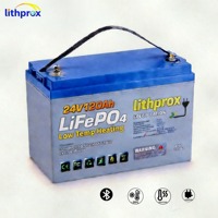 Batterie de chariot élévateur électrique 24V 120Ah sûre et stable, nouvelle technologie LiFePO4 pour transpalette, CE FCC UN38.3, conception personnalisée OEM ODM