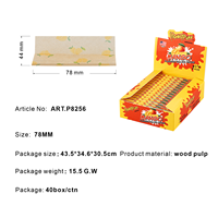 Papiers à rouler aromatisés à la fraise Honeypuff, format 1/4, papier naturel non blanchi, accessoires pour fumeurs