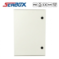 Seabox FRP/GRP 600*400*230mm Instrument électronique extérieur industriel ignifuge Ik08 Ip66 boîte de Distribution étanche
